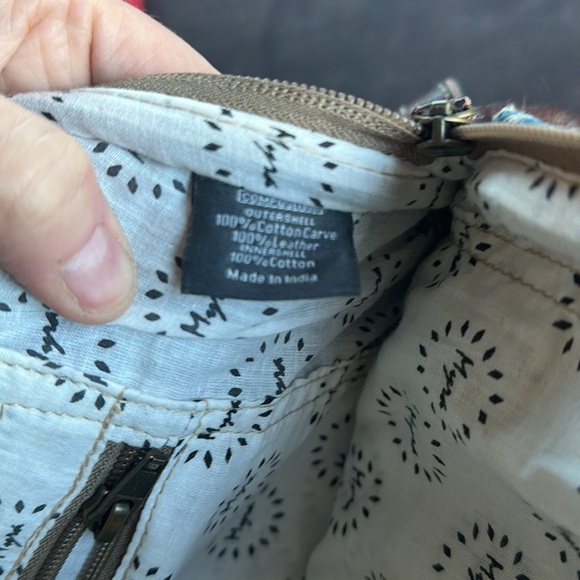 Myra backpack EUC canvas and leather - Picture 7 of 7